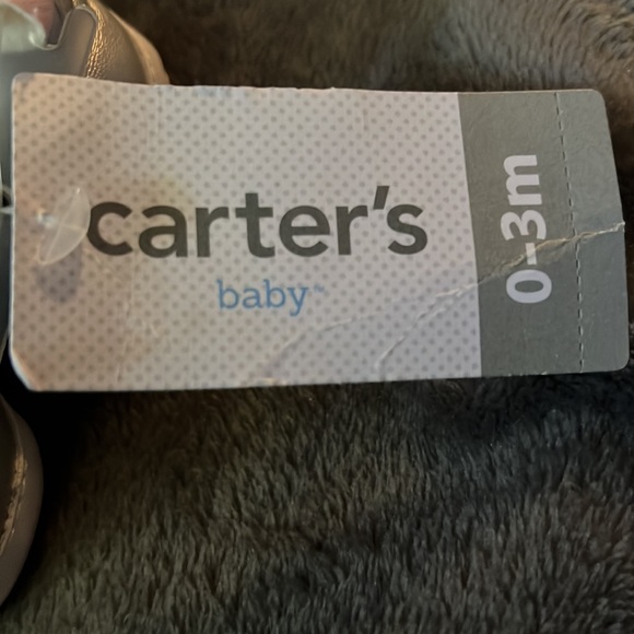 Carters Baby Unicorn Soft Sole Shoes Size 0-3 Months - Picture 2 of 3